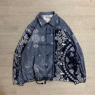 Lining Paisley Bandana Coach Jacket