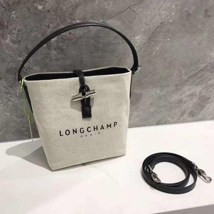 Longchamp fabric bag hot sale