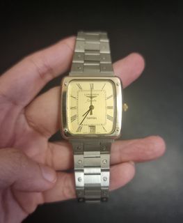 Longines Tank Gold Watch Rare