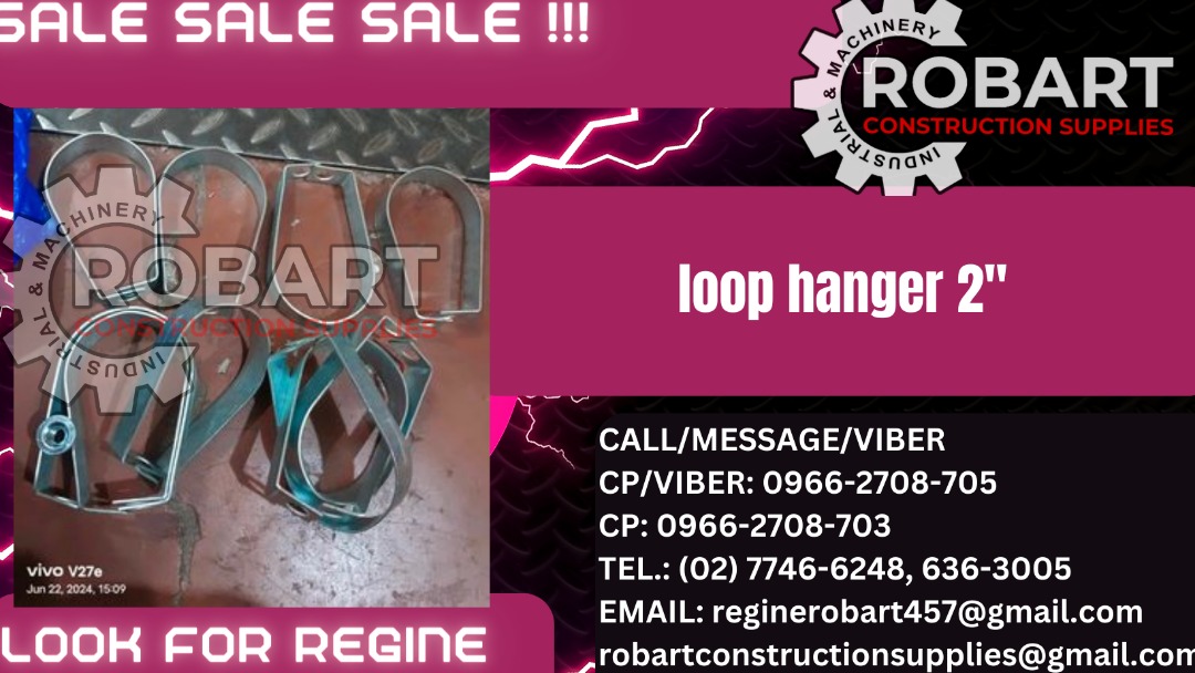 loop hanger 2'', Commercial & Industrial, Construction Tools ...