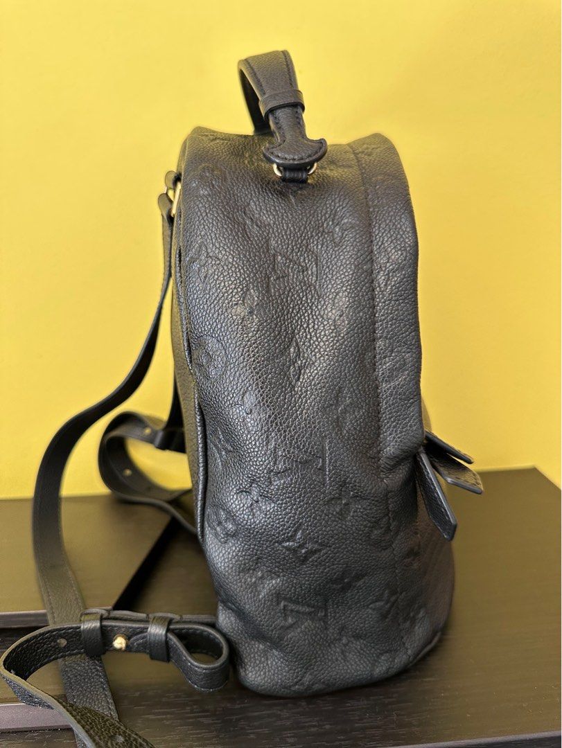 Louis Vuitton Sorbonne Backpack Monogram Empreinte Leather Black