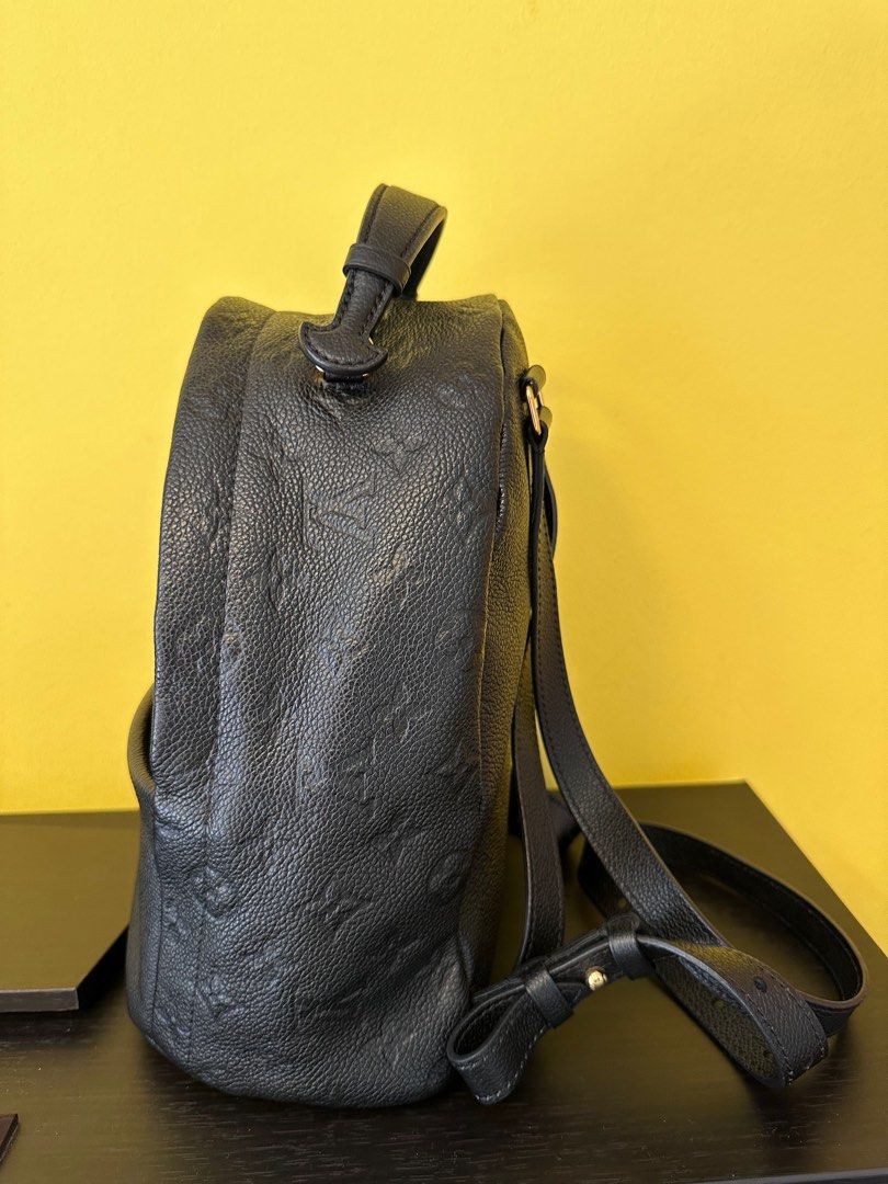 Louis Vuitton Sorbonne Backpack Monogram Empreinte Leather Black