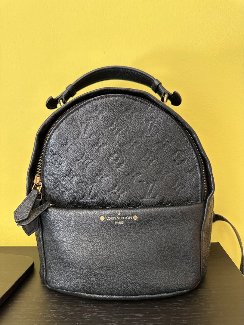 Louis Vuitton Sorbonne Backpack Monogram Empreinte Leather Black Luxury Bags Wallets on Carousell