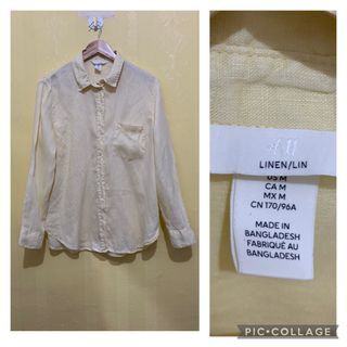 (M) H&M Linen top