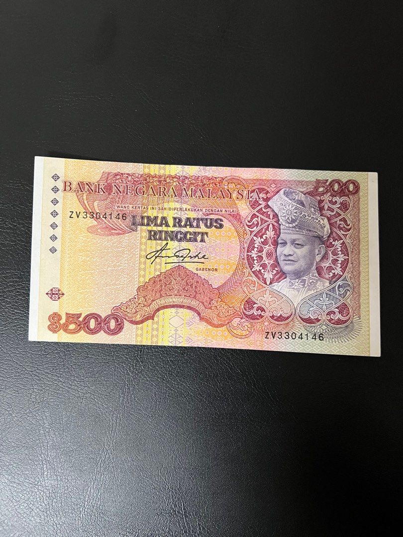 Malaysia old notes Rm500 5th Series Malaysia Old Notes, Hobbies & Toys,  Memorabilia & Collectibles, Currency on Carousell