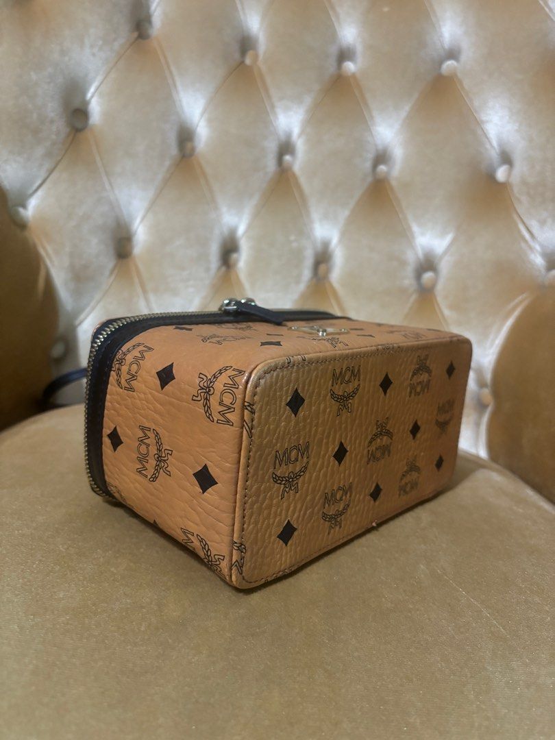 Mcm makeup bag on sale