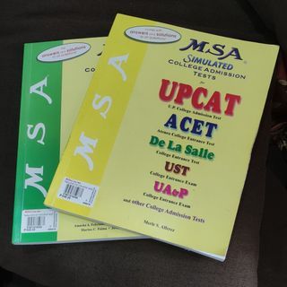 MESA College Admission Test Reviewer  UPCAT ACET De La Salle USTET
