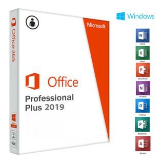 Microsoft Office 2019 Professional Plus Lifetime ( Bind to Your MS account)