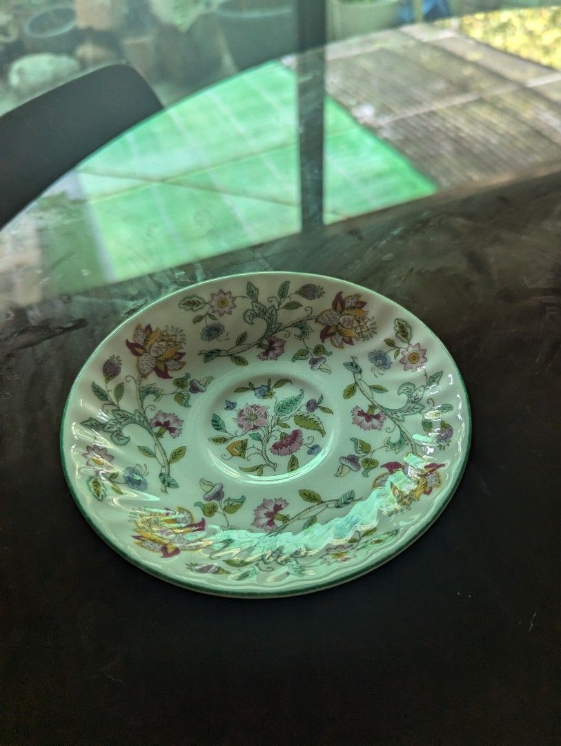 Minton haddon hall teacup saucer (Category: Coffee & Tea Tableware) located in Midsayap. Submitted by Pandabearstore (Listing ID 1310495766, Image 2). Description: Good condition.