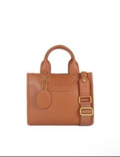 Mira Raw-Cognac Handbag