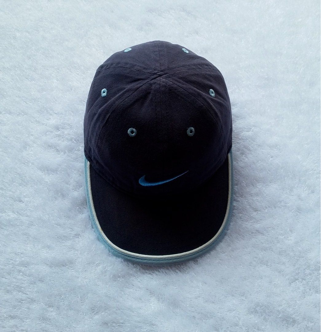 90s】Nike cap Just Do It navy Vintage Nike Hat Cap Lot (2