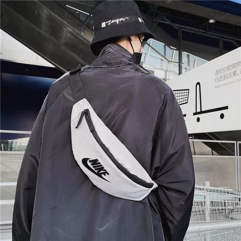 White nike fanny pack on sale