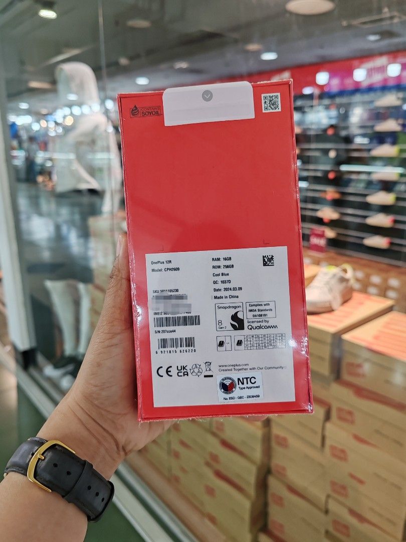 OnePlus 12R (Category: OnePlus) located in San Juan City. Submitted by ronalynac40976 (Listing ID 1310505054, Image 2). Description: OnePlus 12R Brandnew Unitsealed ntc approved 16gbram 256gbrom Warranty one year Pick store in greenhills shopping center COD in metro Manila (Plus SF) ✅We accept Swap/trade in ✅We accept Credit card/Ggives+% 📍dm or call for fast transaction 📞09279500069/09425544556 📍Located @ 2/f centermall building Aquarium area