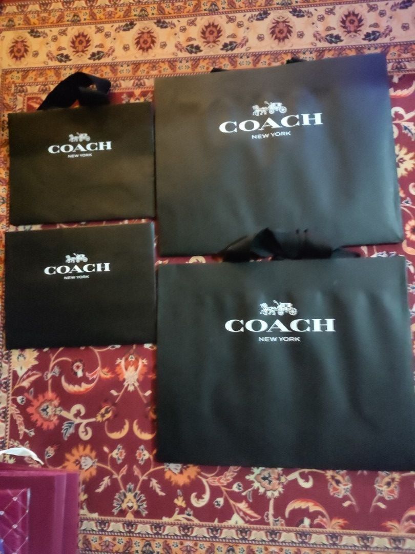 ORIGINAL COACH PAPER BAGS FOR SALE Everything Else Others on Carousell