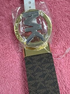 Original MK Michael Kors Monobrown & Brown Belt