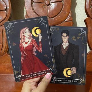 Page of Moons & Knight of Moons Tarot Card