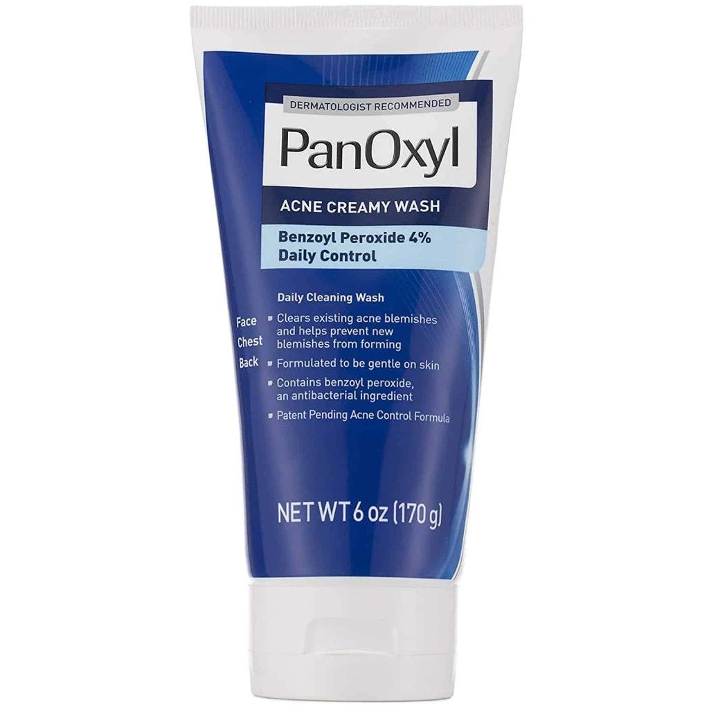 PanOxyl Acne Creamy Wash Benzoyl Peroxide 4% Daily Control (Category: Face Care) located in Manila. Submitted by ericasy88865193 (Listing ID 1310534884, Image 3). Description: PanOxyl Acne Creamy Wash Benzoyl Peroxide 4% Daily Control.