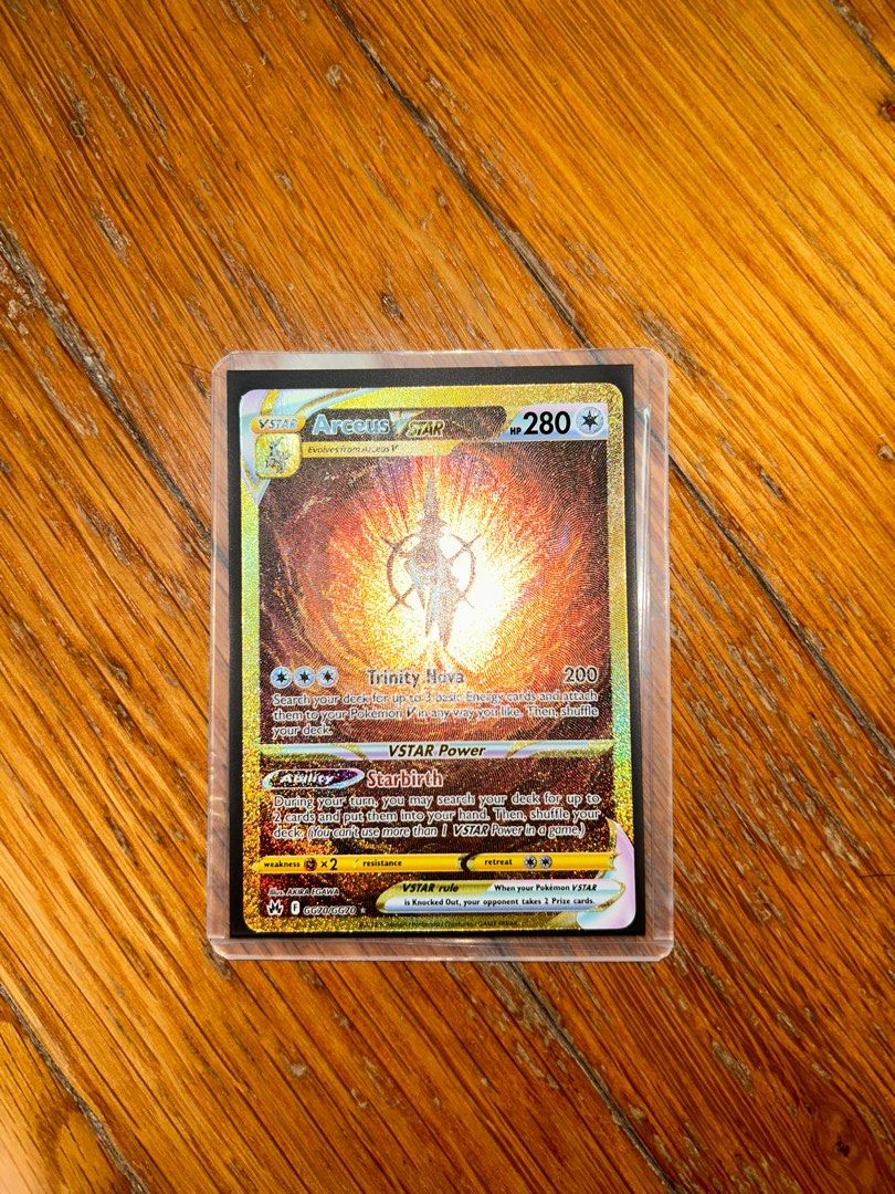 pokemon crown zenith gold card Pokemon Giratina VSTAR GG69/GG70 Crown Zenith Galarian Gallery Secret Rare Gold  Card: Amazon.de: Toys