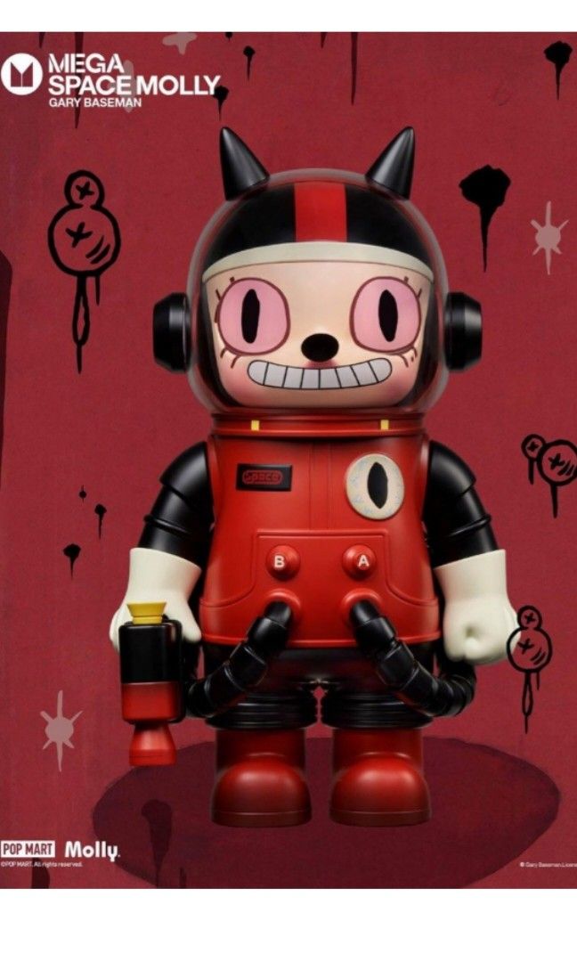 Wts wtt Popmart Gary Baseman Mega Space Molly 400% pop mart 