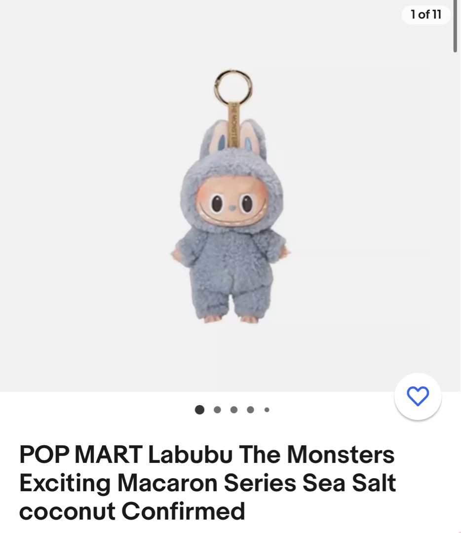 Popmart Labubu Sea Salt Coconut (Brand New Sealed in Box), Hobbies ...