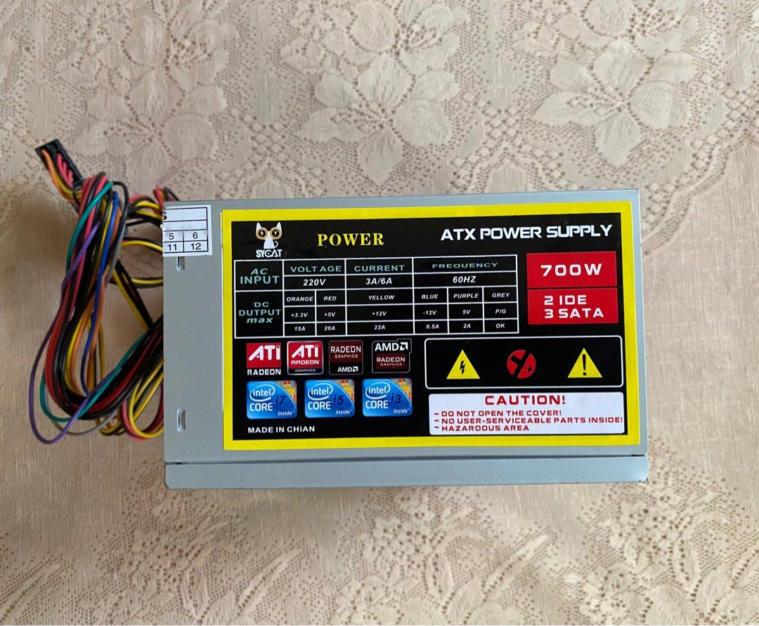 Power Supply 700 watts (Category: Other Accessories) located in Imus. Submitted by nhelsg2 (Listing ID 1310538057, Image 1). Description: 700 watts computer power supply (brand new) ….. No swap/trade & meet ups. No return, No exchange. Payment via gcash or paymaya . SF cost to shouldered by the buyer. Payment required before delivery..