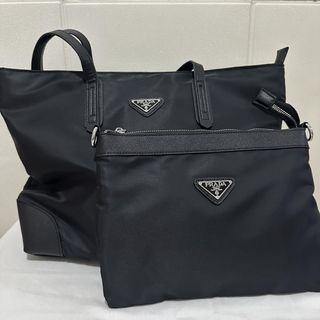 Prada Tote and Pouch Bag (with sling)