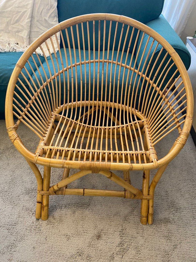 RATTAN SHELL CHAIR