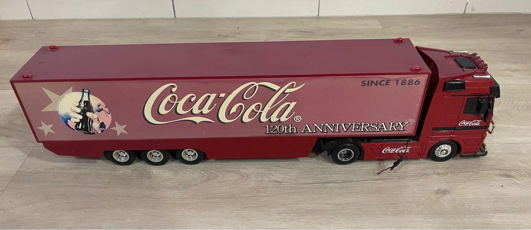 Coca-Cola 1/24 RCトレーラー Mercedes-Benz Coca Cola Mercedes Benz Trailer RC Truck 1/24 Scale Remote