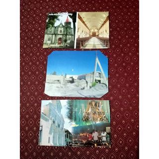 Religious postcards-Philippine churches