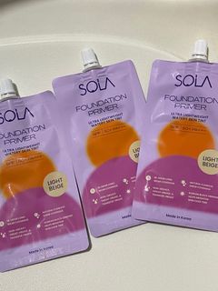 SELLING SOLA TINTED SUNSCREEN SPF50PA+++ in LIGHT BEIGE SHADE TRAVEL TRIO