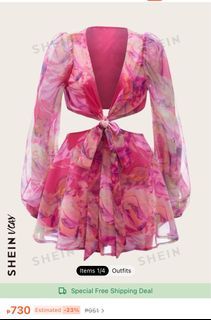 Shein Pink Romper/Coords