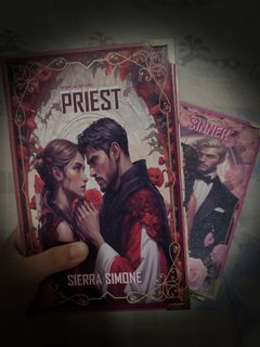 SIERRA SIMONE PERSONAL COSTUMIZED HARDBOUND COVER. [THE PRIEST BOOK 1 AND 2]