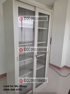 Sliding Glass Door Storage Cabinet / Office Table / Folding Table / Executive Table / Office Partition / Office Furniture