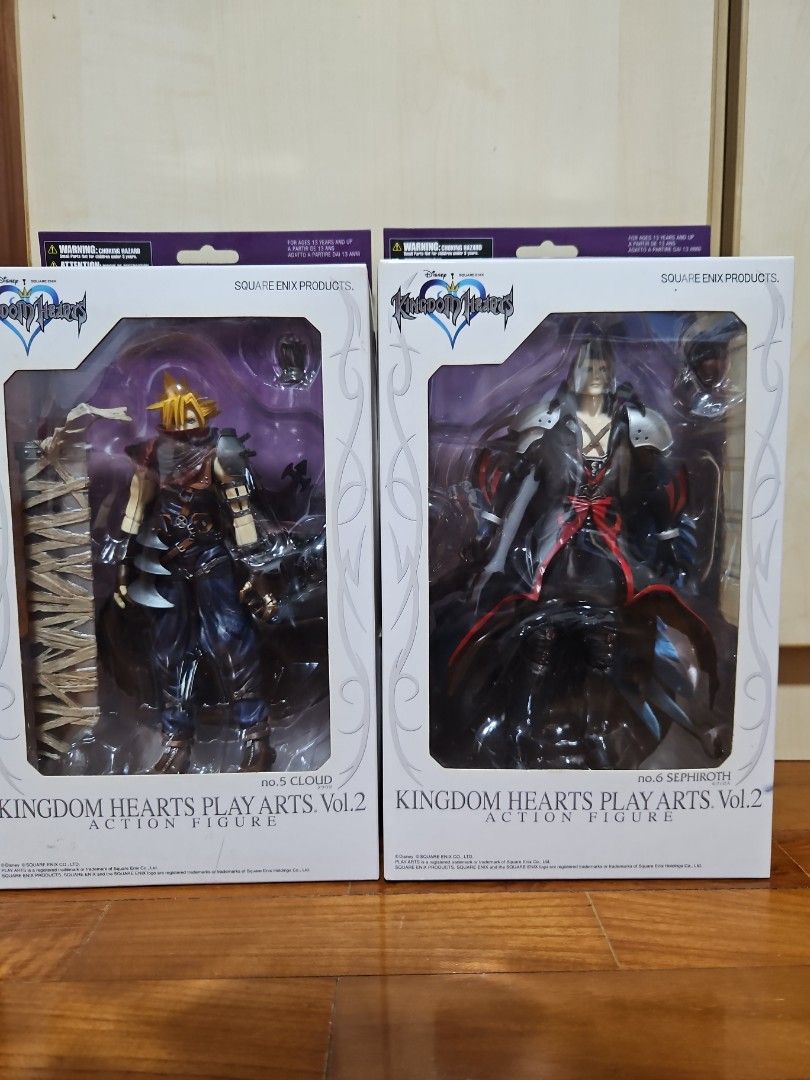 KINGDOM HEARTS PLAY ARTS Vol.2クラウド&セフィロス