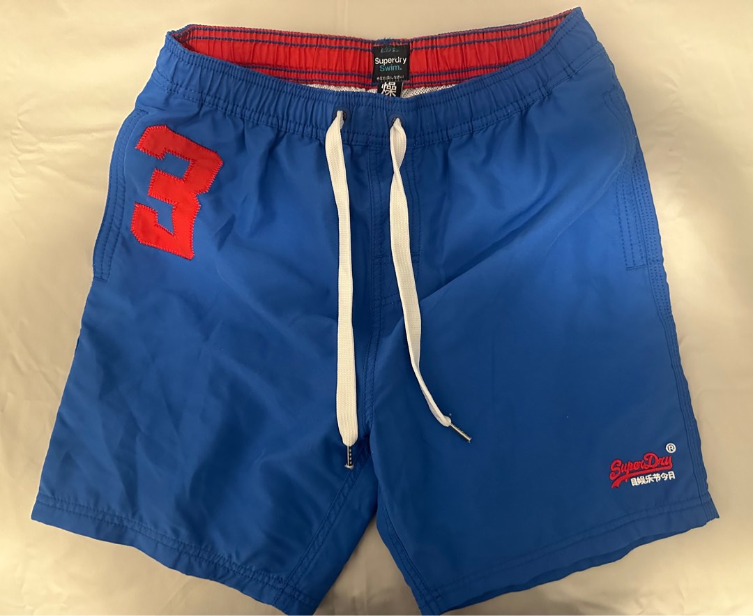 Superdry men's shorts swimming trunks board pants, above knee