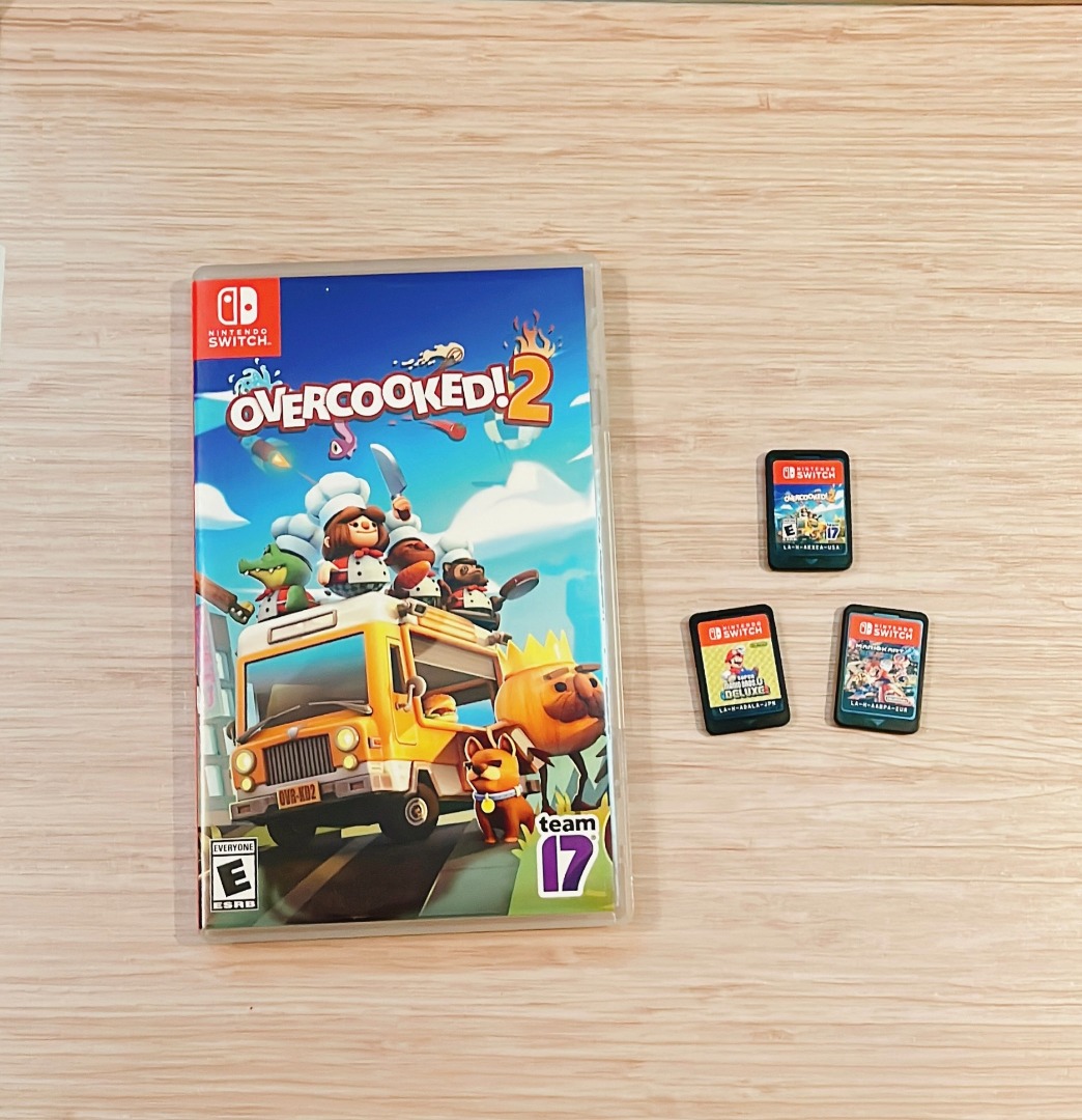 [SWITCH GAME] Overcooked 2 / Super Mario Bros U Deluxe / Mario Kart ...