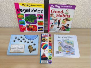 Take all Educational board books  for toddler mix 5 (things that go, Winnie the Pooh and 10 bees, Nursery Rhyme Jigsaw, Big board book Vegetables & good habits)