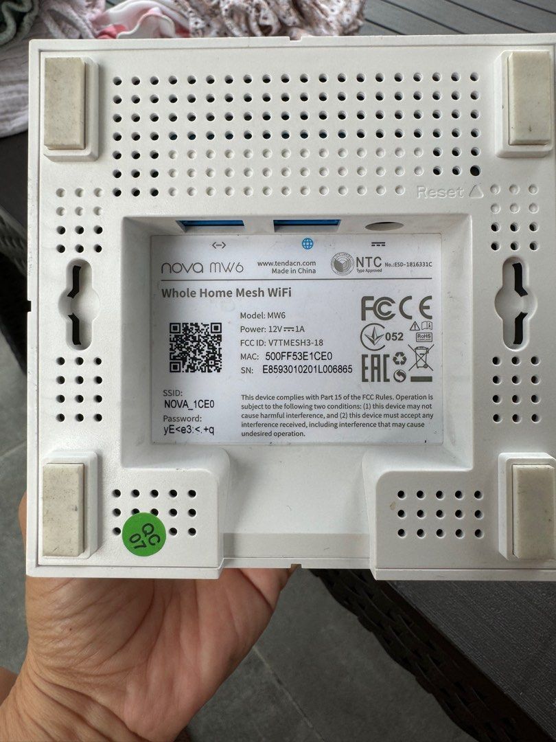 Tenda nova MW6. Mesh (Category: Networking) located in Las Pinas. Submitted by leencoriag66847 (Listing ID 1310556075, Image 3). Description: Used Saglit lang buwan .