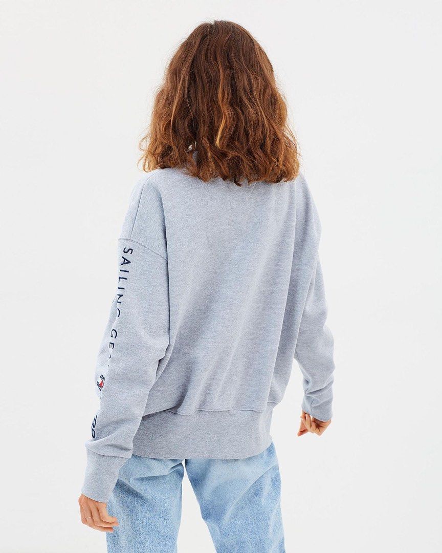 90s sailing logo crew sweatshirt on sale