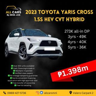 Toyota Yaris Cross 1.5S HEV Auto
