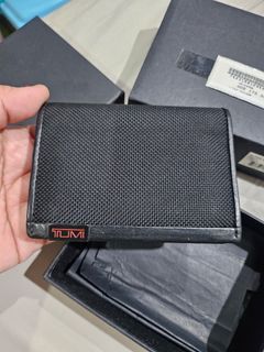 Tumi Wallet Black L Fold Alpha SLG