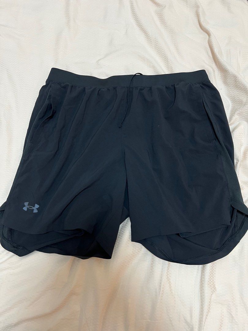 Under armour shorts with compression liner best sale