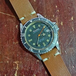 Vintage Bulova Oceanographer  "Devil Diver" Swiss Made Wristwatch
