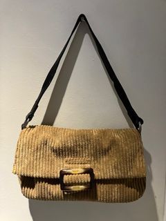 Vintage Corduroy Baguette Bag