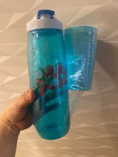 Water Bottle with Free 3 cups