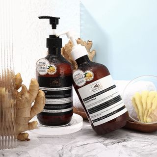 Well Hair Ginger Shampoo & Conditioner Smooth & Moisturizing Repair Damage Dry Hair Treatment 500ml