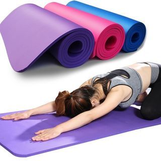 Yoga Mat 4MM PVC Non-Slip Fitness Exercise Thickened Foam Yoga Pilates Gymnastics mat