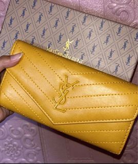 YSL Yellow Wallet