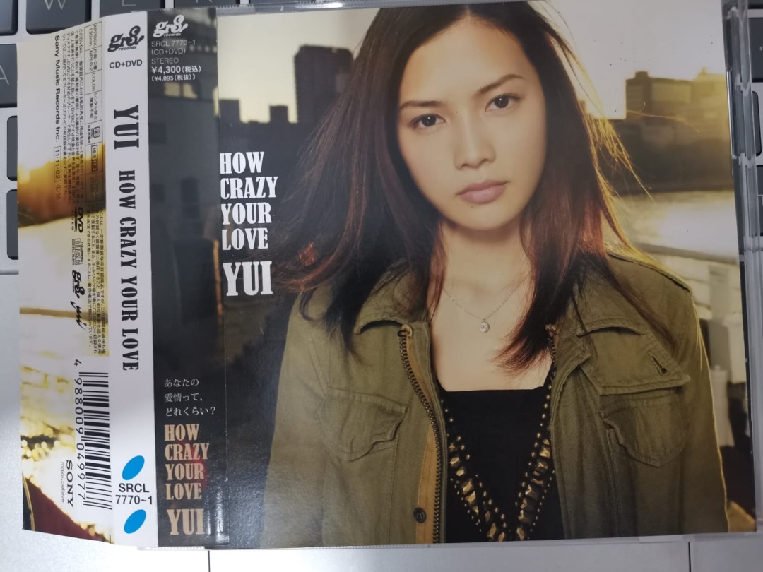YUI - HOW CRAZY YOUR LOVE 日版 (只有CD,缺DVD), 興趣及遊戲, 音樂、樂器 & 配件, 音樂與媒體 - CD ...