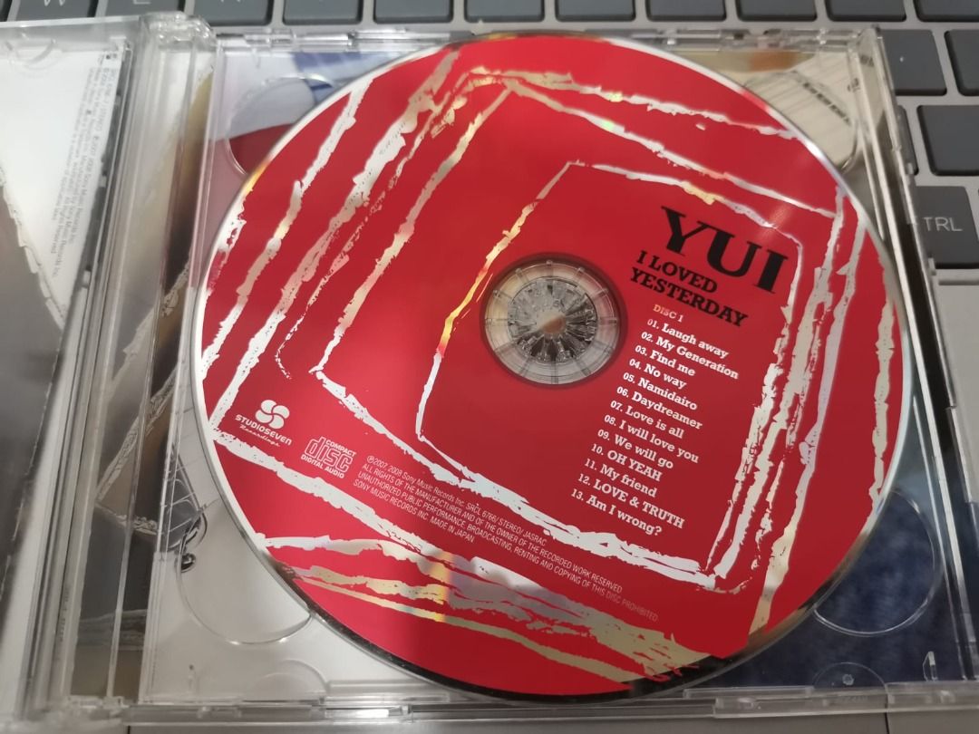 YUI / I LOVED YESTERDAY 初回限定 CD+DVD 未開封